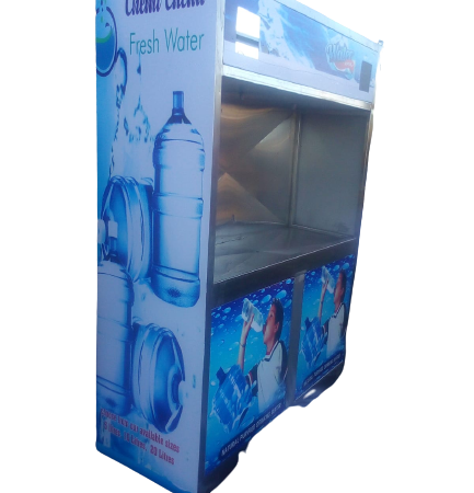 Open Cabinet Water Refilling Station ATMs With Double Taps