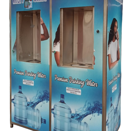 Cabinet Water Refilling Station ATMs With Double Taps
